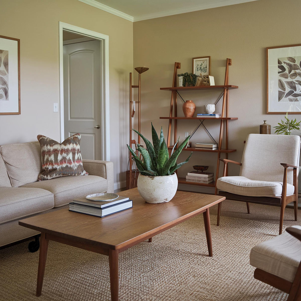 Deep cleaned living area